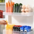 thumbnail image 4 of Universal Refrigerator Organizer for Side Door - Multi-Compartment Food Storage Box with Frost-Resistant Design | Fits Standard Veggie/Fruit Drawers(Green), 4 of 8