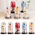 thumbnail image 2 of DJN Home & Garden Elegant Preserved Roses In Glass Dome With Warm LED Light – A For All Occasions, 2 of 9