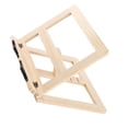 thumbnail image 4 of Présentoir à Livres avec Pinces en Métal, Angle de Lecture Réglable et Finition Bois Naturel, Pliable pour Rangement, Structure Stable et Design Portable en Ferme, 4 of 8