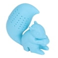 thumbnail image 1 of Food Grade Silicone Squirrel Shape Tea Strainer Cute Squirrel Shaped Tea Infuser Filter Blue, 1 of 6