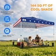 thumbnail image 6 of EAGLE PEAK 12 x 12 Pop Up Canopy Tent Instant Outdoor Canopy Easy Set-up Straight Leg Folding Shelter, 6 of 10