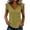 Yellow, variant on Ashirexll Tops for Women Trendy Casual Loose Fashion Sleeveless V-Neck Button Up Pullover Top for Summer