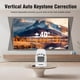 thumbnail image 4 of Magcubic HY310 Miniproyector Soporte Nativo de 1080P y 4K, 330 ANSI, Enfoque Automático con Altavoz de 5W, WiFi y Bluetooth, Control por Voz, Proyector de Películas Portátil para Exteriores, 4 of 10