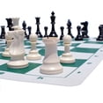 thumbnail image 3 of WE Games Tournament Chess Set with 20 inch Roll-Up Vinyl Chess Board with Carry Bag, 3 of 8