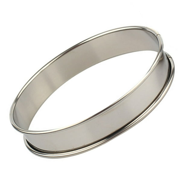 OULII Pizza Prep Tool Silver Circle Maker for Kitchen Tools 1Pack