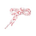 thumbnail image 2 of Colored Printed Flat Shoelaces Splashing Ink Shoe Laces for Sneakers 2 Pairs White-Red 140cm/55.12", 2 of 4