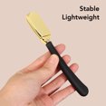 thumbnail image 4 of Straight Beards Trimmer Rack, Ergonomic Manual Straight Trimmer Holder Lightweight  for Salon Gold,Silver, 4 of 7
