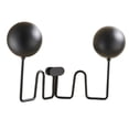thumbnail image 3 of Organizador de pared para guardar casco de motocicleta, soporte para casco de voleibol con bolas dobles, 3 of 8