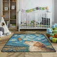 thumbnail image 3 of WOBOGO Cute Golden Retriever Baby Playmats Extra Large Waterproof Rollable Activity Pads for Toddlers 50×50inch, 3 of 7
