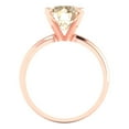thumbnail image 4 of Clara Pucci 14K Rose Gold 2.5ct Morganite Solitaire Ring for Women, 4 of 8