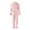 thumbnail image 5 of Wangmeiwg Women's Pajama Sets Elegant Women's Pajama Set with Lace Suspenders and Velvet Shorts for Cozy Home Wear and Korean Style 3XL Pink, 5 of 5