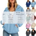 thumbnail image 3 of Enjoytime Womens Hoodies Long Sleeve Casual Zip Up Sweatshirt Fall Fashion Solid Color Lightweight Hoodie Jacket, 3 of 8