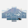 thumbnail image 2 of Grand Ours devant un Volcan - Art Mural sur Toile, 2 of 3