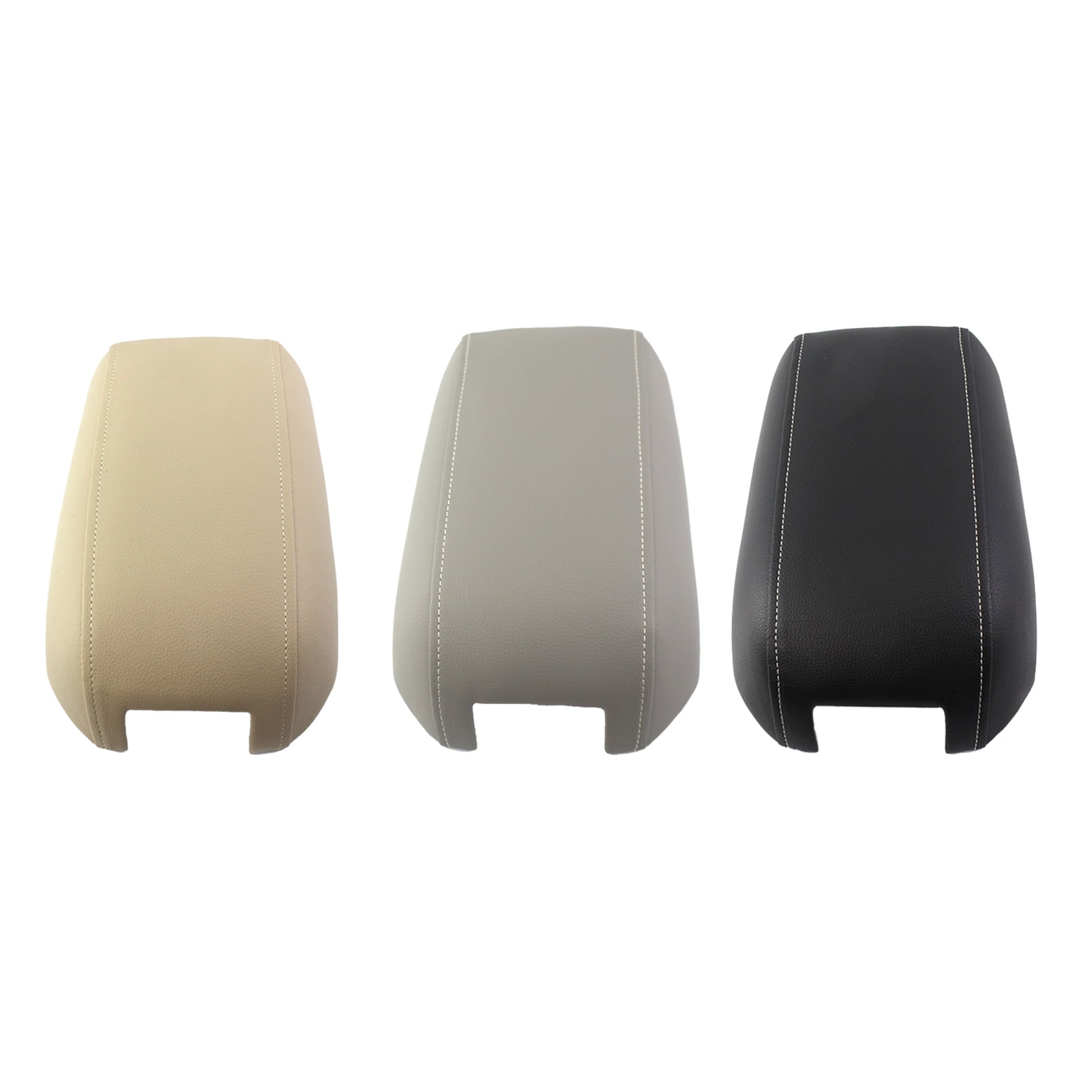 Black Leather Synthetic Armrest Center Console Cover for Volvo XC90 03-14 Black Leather Synthetic Armrest Center Console Cover for Volvo XC90 03-14