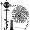 thumbnail image 1 of Cadena SELEWARE con amarre para perros de 9 m para perros de hasta 45 kg, 1 of 8