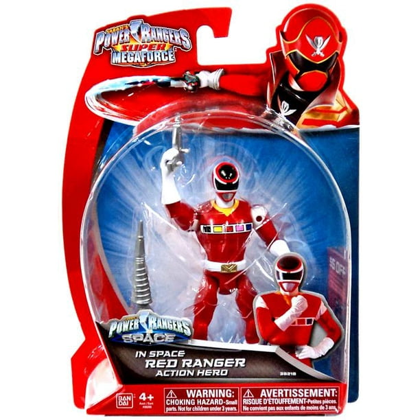 Power Rangers Super Megaforce In Space Red Ranger Action Hero Figure Walmart Com Walmart Com