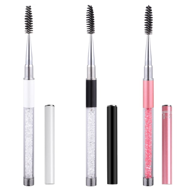 EeaseMX piezas de cepillos para pestañas, cepillo para cejas, cepillos para rímel y varitas con