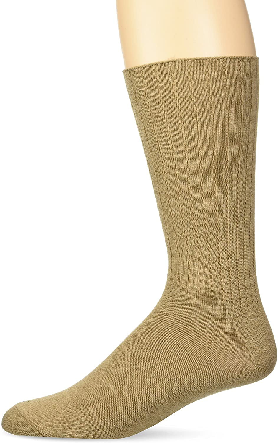 Chaps Mens Assorted Solid Dress Crew Socks 3 Pack 