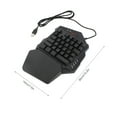 thumbnail image 7 of One One Handed Gaming Keyboard USB RGB Wired Illuminated Keyboard Gaming Accessory For Desktop PC Laptop, 7 of 7