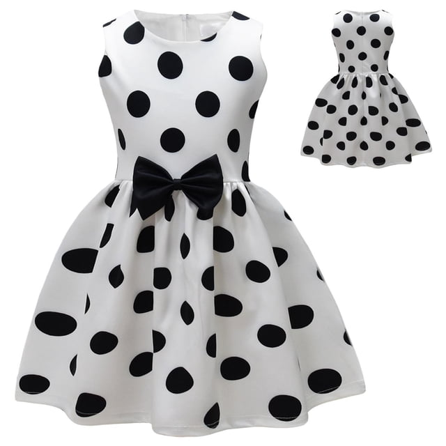 LOVZFMLL Robe Sans Manches à la Mode pour Enfants Robe d'Été Décontractée à Col Rond pour Filles