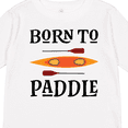 thumbnail image 4 of Inktastic Kayaking Born To Paddle Kayak Boys or Girls Long Sleeve Toddler T-Shirt, 4 of 5