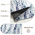 thumbnail image 6 of 3'x5' Rug for Living Room Bedroom, Blue Weeping Eucalyptus Washable Area Rugs Non-Slip Carpet Mats, Spring Summer Farmhouse Leaves Indoor Low Pile Area Rug Runner for Kitchen, Mudroom, 6 of 8
