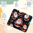 thumbnail image 3 of Santa Claus Desk Pad Mousepad, Square 8.3x9.8 Inch Non-Slip Rubber Bottom Printed Desk Mat, Suitable for Office and Gaming, 3 of 6