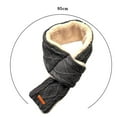 thumbnail image 3 of Red Winter Scarf Set Women's Scarves with Sleeves Heating Scarf Electric Heated Spine Neck Protector Intelligent Heating Anti Cold Warmth Rechargeable, 3 of 7