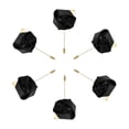 thumbnail image 1 of 6 Pcs Ramilletes de Rosa con Alfileres para Hombres Ceremonia de Boda Aniversario Cena Formal Fiesta Negra, 1 of 5