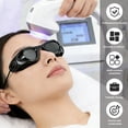 thumbnail image 3 of FYJUCPA Protective Goggles for Tanning, Sun Tanning Bed Goggles Protective Eyewear for Eye Protection, for Red Light Home Beauty and Sunbathing Use, Include Case and Cloth, 3 of 11