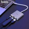 thumbnail image 1 of hoco. HB14 Type-C Converter Type-C to USB3.0 +HDMI+PD Aluminum Alloy Adapter, 1 of 5