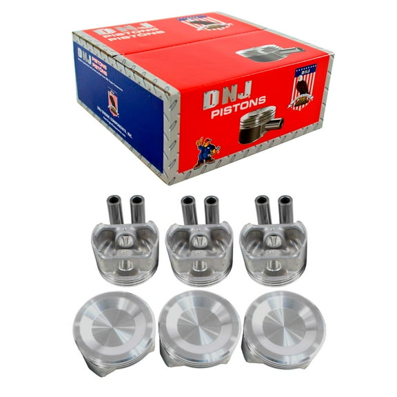 DNJ P423 Std. Complete Piston Set Fits Cars & Trucks 95-00 Ford Mazda Aerostar B4000 4.0L OHV