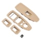 thumbnail image 4 of Reemplazo de la cubierta del ajuste del panel del botón del interruptor del coche para 1 3 4 Series F20 F30 F31 2012-2019Beige, 4 of 12