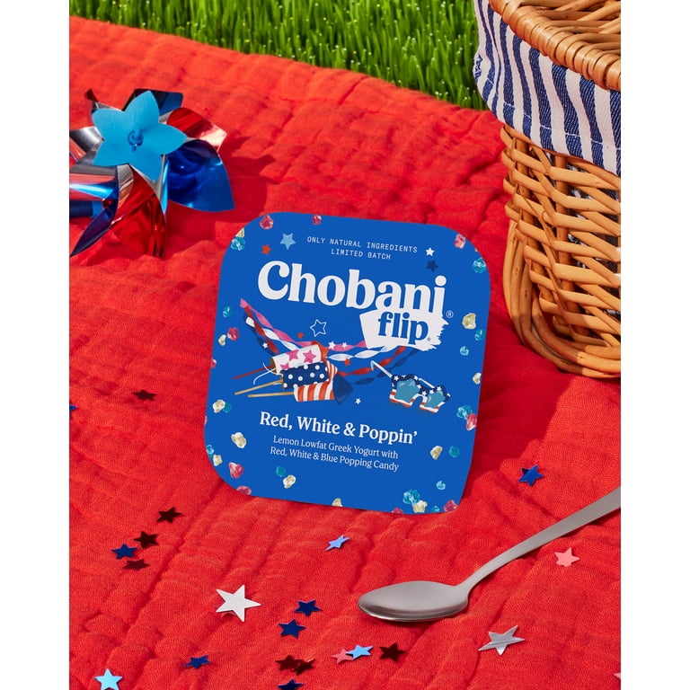 Chobani Flip Low-Fat Greek Yogurt Limited Batch Red, White