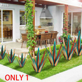 thumbnail image 3 of 2X Large Tequila Rustic Sculpture, Rustic Metal Agave Plants for Outdoor Patio Yard, Home Decor Hand Painted 55cm, 3 of 7