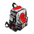 thumbnail image 2 of FORMRS Kids School Backpack with Front Zippered Pocket 12" Student Travel Daypack, Black Streets, 2 of 6