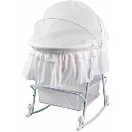 Dream On Me Lacy Portable 2-in-1 Bassinet and Cradle, Choose Your Color ...