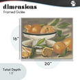 thumbnail image 4 of Stupell Industries Modern Oranges in Stillness Gray Framed Giclee Art, 20 x 16, by Melissa Wang, 4 of 8