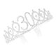 thumbnail image 3 of 1PC Rhinestone Crown with Alloy Insertion Hair Comb Decorative Crown Hair for 30th Birthday (Silver), 3 of 4