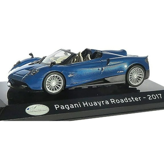 Pagani Huayra Roadster (2017) 1:43 scale diecast model car in Blue by Ex Mag