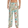 thumbnail image 2 of Lsque Wild Sea Life Print Men's Pajama Pants, Lounge Pant - Comfortable Home Wear,Elastic Waistband, Stylish Design-Medium, 2 of 9