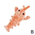 thumbnail image 1 of 1pcs Homard Électrique Coloré en Forme de Chair Homard Électrique USB simulation de Crevette Jouet en Peluche pour Chat, 1 of 8