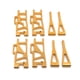 thumbnail image 2 of Reemplazo de brazos delanteros del automóvil Reemplazo de reparación Reemplazo de accesorios del kit de vehículos para WLTOYS 104009 12402 A 12401 12404 Oro 44573 RC Inevent FN010142-04, 2 of 7