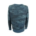 thumbnail image 2 of Style & Co Women's Camo Sweatshirt (XS, Blue Camo), 2 of 2