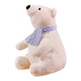 thumbnail image 1 of Peluche de oso de hielo, almohada de peluche realista para acurrucarse 40 centímetros, 1 of 9