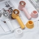 thumbnail image 5 of Inteprter Ventilador portátil de plástico, de mano, 3 velocidades, ajustable, alimentado por batería, Motor sin escobillas, mesa, dormitorio, Electrodomésticos Rosado Inteprter HA063709-02, 5 of 6
