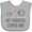 AC-Heather Grey, variant on Inktastic My Grandad Loves Me Boys or Girls Baby Bib