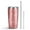 Rose-gold, variant on Aries Print 20oz Stainless Steel Travel Tumbler with Telescopic Straw, Vacuum Insulated Coffee Cup