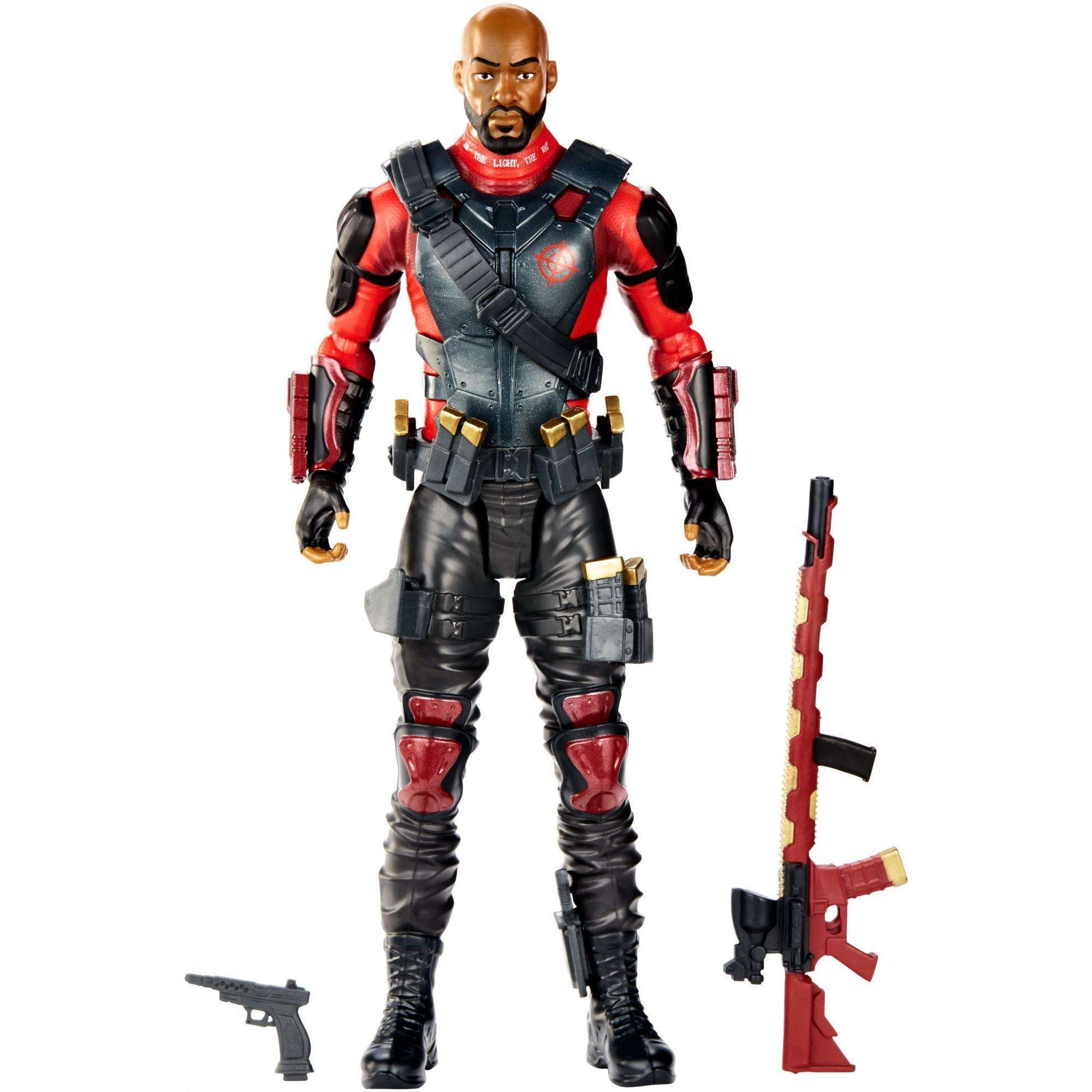 JADA 6" METALS SUICIDE SQUAD DEADSHOT WITH MASK AND WEAPON DIECAST FIGURE 97947