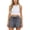 Gray, variant on Womens Shorts Slim Fit Suit Style Mid Waisted Design Fashion Casual Slimming Effect Dressy Shorts Elegant Comfortable for Summer Daily and Work Wear,Purple M